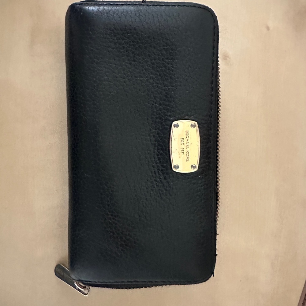 Michael Kors Black Leather Wallet